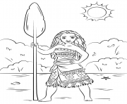 Printable princess moana disney  coloring pages